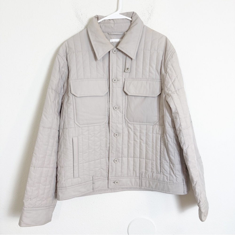 Helmut Lang Quilted Light Beige Jacket
